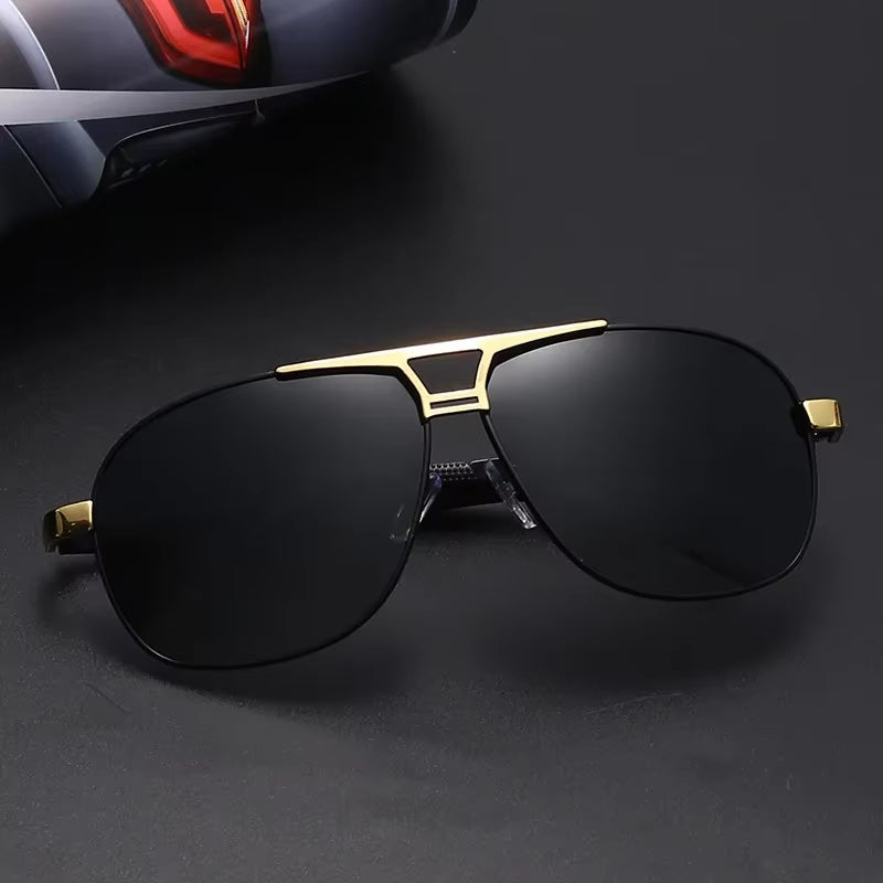 Fashion Photochromic Men Eyewear Vintage Men'S Polarized Sunglasses New Male Driving Sunshade Sun Glasses UV400 Oculos De Sol