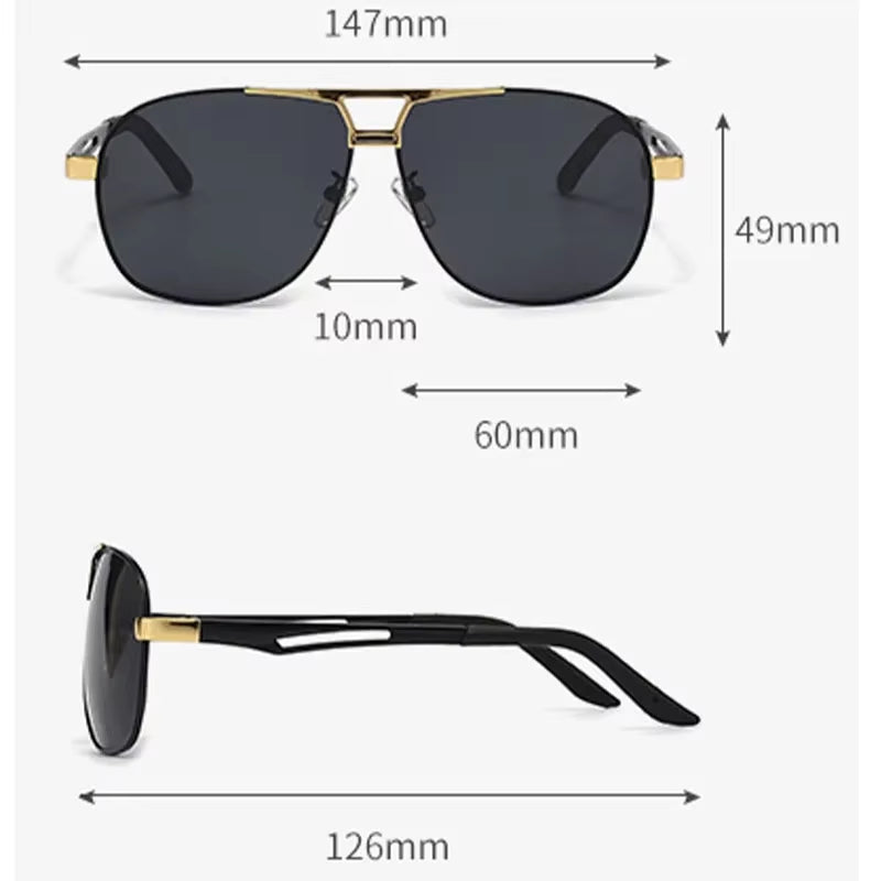 Fashion Photochromic Men Eyewear Vintage Men'S Polarized Sunglasses New Male Driving Sunshade Sun Glasses UV400 Oculos De Sol