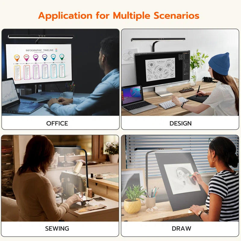 20W Led Desk Lamps for Home Office Eye-Caring Desk Lamp