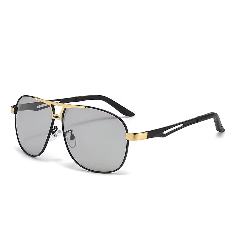 Fashion Photochromic Men Eyewear Vintage Men'S Polarized Sunglasses New Male Driving Sunshade Sun Glasses UV400 Oculos De Sol